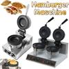 Macchina per waffle elettrica per gelato UFO Burger Maker 1200W Amburgo Gelato Panini Press Machine Sandwich Press Maker Pancake Machin