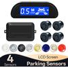 hippcron Sistema di sensori di parcheggio per auto Hippcron Assistente rilevatore di backup inverso da 22 mm con kit display monitor Parktronic a 4 sonde