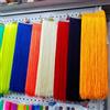 Meetee 2/5/10 Metri 50 centimetri Lungo Frangia di Pizzo Trim Nappa Frange Nere Taglio Nastro FAI DA TE Vestito Latino Vestiti di Scena Accessori Per Cucire
