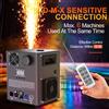 U'King Macchina per Scintille Fredde 800W per DJ, Discoteca, Feste, Attrezzatura da Palco, Nera, Macchina Elettronica per Scintille con Controllo DMX, Spruzzatore di Fiamma Fredda