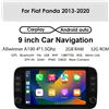 Hizpo 9 Pollici 1 Din Carplay Android Stereo per Fiat Panda 2013 - 2024 Autoradio Lettore Multimediale Video GPS DSP WIFI Unità di Testa Sistema Intelligente per Auto con Controllo Vocale AI Sistema