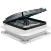 NONE Ventilatore per Camper 28*28cm con Luce LED, Ventola Elettrica 12V per Veicoli, IP68, per Tetto e Oblò di Camper e Motorhome
