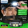 Philips Torcia frontale Philips SFL 3351RH con 5,8 ore di autonomia e attacco magnetico