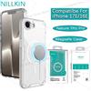 Nillkin per iPhone 17E/16E Nature TPU Pro Custodia protettiva magnetica trasparente con airbag Magsafe per 17E 16E