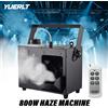 YUERLT Macchina del fumo YUERLT 800W HAZE con DMX e attivazione sonora per feste, musica, club, DJ, discoteche, KTV, palcoscenici e illuminazione scenica.