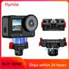 Flymile Supporto Magnetico a Sgancio Rapido Flymile con Base Girevole a 360° ° Base Adattatore Girevole e Regolabile per Accessori DJI Action 6/Osmo Nano