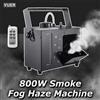 NONE Macchina del fumo da 800W con telecomando DMX512, macchina della nebbia per DJ, discoteche, bar, feste, matrimoni, effetti scenici.