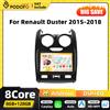 Podofo 8+128G Carplay 2DIN Lettore Multimediale Android per Auto per Renault Duster 2015 2016-2018 Sistema Intelligente GPS 4G WIFI FM RDS