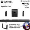 ULTIMEA Apollo S90 Soundbar Staccabile 9.1 Canali Dolby Atmos, Sistema Home Theater Premium per TV con Subwoofer Wireless, RGB