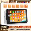 Podofo Autoradio 7'' 2 Din MP5 Multimedia Player con Mirror Link Cablato, Stereo Bluetooth FM EQ USB, Lettore Video Universale per Auto