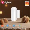 coolo Sensore per Porte e Finestre Zigbee 3.0, Allarme di Sicurezza Intelligente, Rilevatore di Apertura/Chiusura, Sensore Antifurto per Casa Compatibile con Tuya Hub Smart Life Z2M