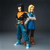 Bandai Statuetta Anime Dragon Ball Z Android 18 da 26CM, Modellino in PVC, Collezione di Action Figure, Decorazione, Giocattoli, Ornamenti, Regalo di Natale