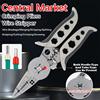 WOZOBUY Pinza spelacavi, pinza crimpatrice, utensile per crimpare, spelacavi, tagliafili, utensili multifunzione, tagliafilo, utensili manuali multifunzionali