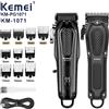 Kemei KM-1071 Tagliacapelli Elettrico Ricaricabile USB Senza Fili, Potente Regolabarba per Uomo, Strumento di Taglio Elettrico