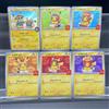 Bandai Carte Collezionabili Anime PTCG Fai-da-Te: Burger, Patatine, Bevanda, Nuggets, Filet-O-Fish, Mega Tokyo Beach, Pichu