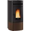 EXTRAFLAME Stufa a pellet ermetica ventilata NORIS EVO Bronzo - 001296401