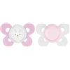 Chicco Physioforma Succhietto Comfort 0-6 Mesi Ciuccio Bimba Con Tettarella In Silicone Supporta La Respirazione Fisiologica E Il Corretto Sviluppo Della Bocca Rosa In Colori Assortiti 2 Pezzi