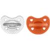 Chicco Physioforma Set Gommotto Luxe Ciuccio In Silicone 16-36 Mesi Morbidi E Delicati Supportano La Respirazione Fisiologica E Favoriscono Il Corretto Sviluppo Della Bocca 2 Pezzi Bimba