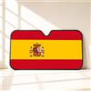 Flagify Parasole Auto Bandiera Spagna Parabrezza Riflettente UV Pieghevole Termico