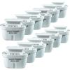 ECO-DE ECODE® Filtri Distributore Acqua Fresh Tower ECO-3140, Durata 2 Mesi per Filtro, 12 Unità, Compatibile con Brita, Maxtra Plus e Pro, Marella per Caraffe e Dispenser Filtranti Riduce PFAS, PFOA/PFOS