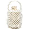 FENXIXIONE Donne Fatte A Mano Pochette Con Perle Secchiello Borsa Da Sera Perla Acrilica Borsa Per Festa Di Nozze