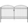vidaXL Cancello per recinzione ASSEN 401 x 250 cm Acciaio Bloccabile