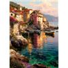 PuzzleTech Puzzle Panoramico 1000 Pezzi Casa sul Mare Paesaggio Difficile Antistress