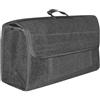 Eufab 21023 - Borsa per Bagagliaio, in Feltro, 50x15x22 cm, Chiusura con Velcro, Colore: Grigio