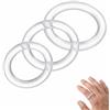 BEPSYOM Cock Ring | Set da 3 Anelli Pene per Uomo in Silicone Trasparente | Alta Elasticità per Erezione Sostenuta | Skin-Friendly e Sicuro