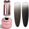 YOKE FELLOW YOKEFELLOW GleamTap GT611 - Gel per nail art con spugnette, altamente pigmentato, senza sbavature, colore nero