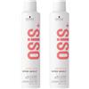Schwarzkopf Professional OSiS Super Shield Spray Termoprotettivo Multiuso Protezione Termica Per Capelli Lunghi Ridurre L'Impigliamento Contro La Tonalità Terna 300 ml - Set di 2