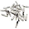 Wdfnexalai 30/100Pack Flat Single Rebbio Alligator Clip per capelli fai da te 32 mm 30pcs