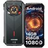 DOOGEE S Punk Rugged Smartphone,16GB+256GB,10800mAh,FHD+,50MP/NFC