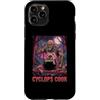 Halloween Glam Retro Vintage Comics Pop Custodia per iPhone 11 Pro Ciclope Cook Sous Chef Ristorante Cibo Spettrale Spaventoso Uomo