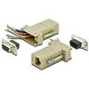 Digitus Adattatore da D-Sub 9 a RJ45 - Accoppiamento per autoassemblaggio - Da presa a presa - RS-232 - RS-485 - Custodia in PVC
