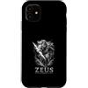 Greek Mythology Thunder Deity Zeus Custodia per iPhone 11 Zeus Tuono e Dio dell'Olimpo Lightning Power