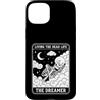 Halloween Skeleton Tarot Card Custodia per iPhone 15 Plus Living The Dead Life Skeleton Dreamer Tarot Occult