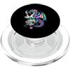 Magical Dragon Reader Drago Magico con Brillante Fantasy Libri Arte PopSockets PopGrip per MagSafe