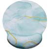 Generic Tappetino Mouse Poggiapolsi Gaming Mouse Pad Ergonomico in Gel Supporto per Polso con Base in PU Antiscivolo per Computer il Gioco(B)