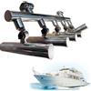 Acivirdde Portacanne da pesca regolabile in acciaio inox, supporto per console barca con morsetto da 2, portacanne a 5 tubi