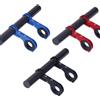 GANAZONO Supporto Estensione Bici Doppio Manubrio 20cm in Fibra di Carbonio | Bici da Corsa e Pendolari, Montaggio Accessori Multipli, Spazio Ordinato, Colore Nero, Compatto