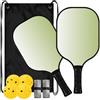 FRODOTGV Pagaia per pickleball Spin & Power, colore blu ciano | Pala de Pickleball fibra de vidrio per giocatori intermedi