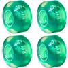 Spitfire Wheels Sapphire 90DU - Set di 4 ruote per skateboard, 53 mm, 90 A, colore: Trasparente/Verde