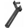 ZMdooreasy Supporto per piastra in acciaio da 50/60/75 mm | Adatto a tubi da 50/60/75 mm, fori da 18/26 mm, installazione stabile, nessuna oscillazione, consente di risparmiare spazio