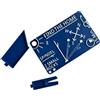 yanwuwa Carta di riferimento Trail Wayfinding | Zaino Carry Compact ABS Guida di navigazione con foro per cordino, strumento di utilità di campeggio