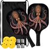 FRODOTGV Octopod Kraken - 5 pagaie da pickleball in grafite | set de palas de pickleball per adulti uomini donne