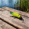 Hoppipola Minnow - Esca con testa da 4,5 cm, 3,8 g, affondante lento con sfere sonore, azione galleggiante a S, per la pesca dei pesci predatori, confezione da 2