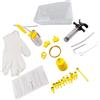 JOINPAYA Kit Spurgo Freni per Bici da Montagna, Compatibile con Marchi Noti | Strumento Facile da Usare, Materiale Plastico e Panno, Portatile, per Freno Disco Bici e Manutenzione