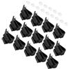 TOYANDONA 14 Pezzi Clip per Putter da Golf in ABS Nero, Leggero e Sicuro | Bastoni da Golf, Superficie Liscia, Previene Cadute, Facile da Usare Sul Campo e Durante Feste