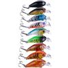 HOMOCONO 9 Pezzi Esca da Pesca Artificiale Colorata Mini 4g, 4,5cm | Outdoor, Accessori Trota Lago e Pesca, Formato Piccolo, Tipo Duro, Peso Leggero, Uso Esterno